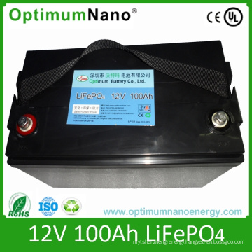 12V 100ah LiFePO4 Battery Pack for Solar System